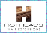 Hot Heads 'hair extensions' product logo. Hot Heads 'hair extensions' product logo.