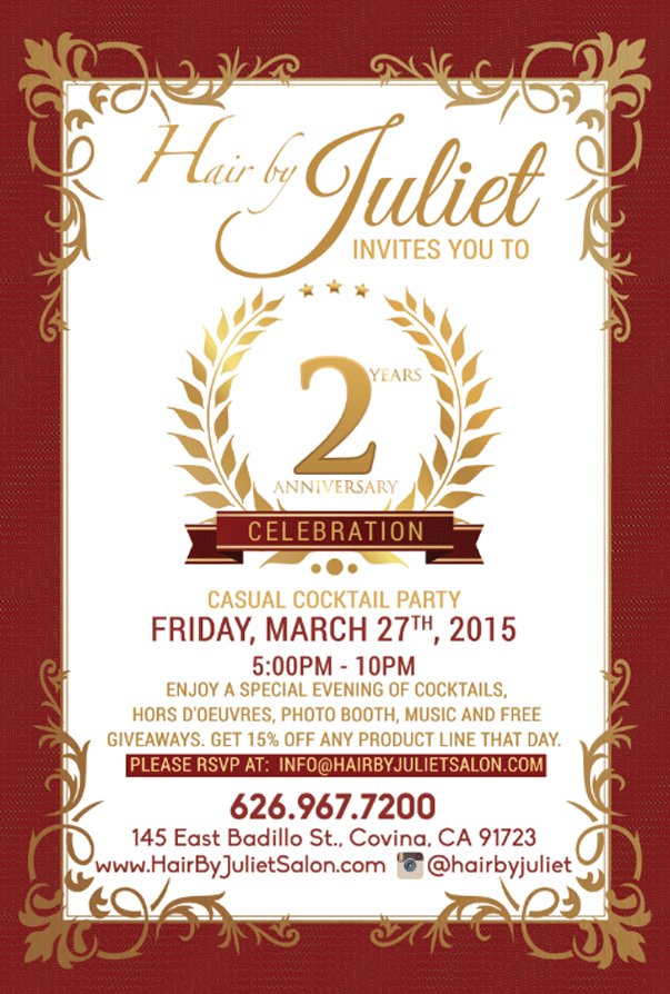 2015 Anniversay Celebration.